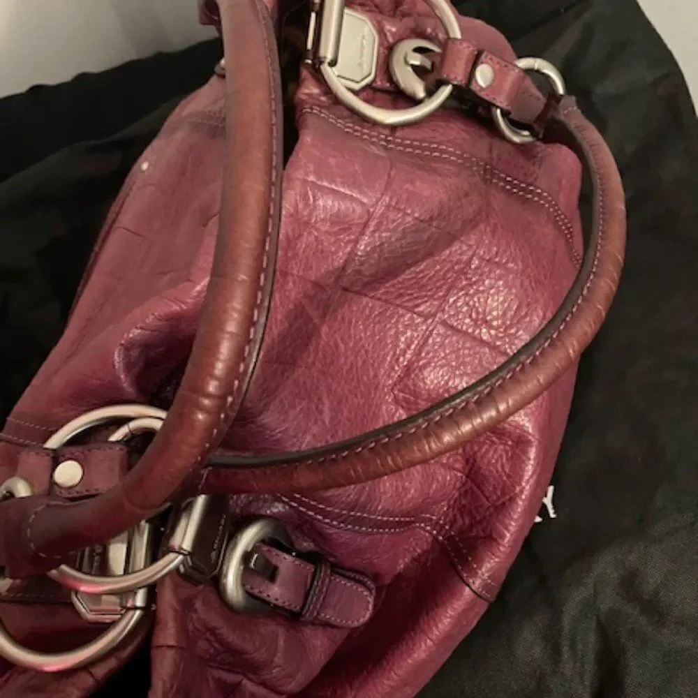 B. Makowsky  Blush Soft Pebble leather Hobo and Dust bag